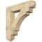 Ekena Millwork Merced Arts & Crafts Rough Sawn Bracket, Douglas Fir, 6"W x 34"D x 34"H BKT06X34X34MRC03RDF - alternate 1